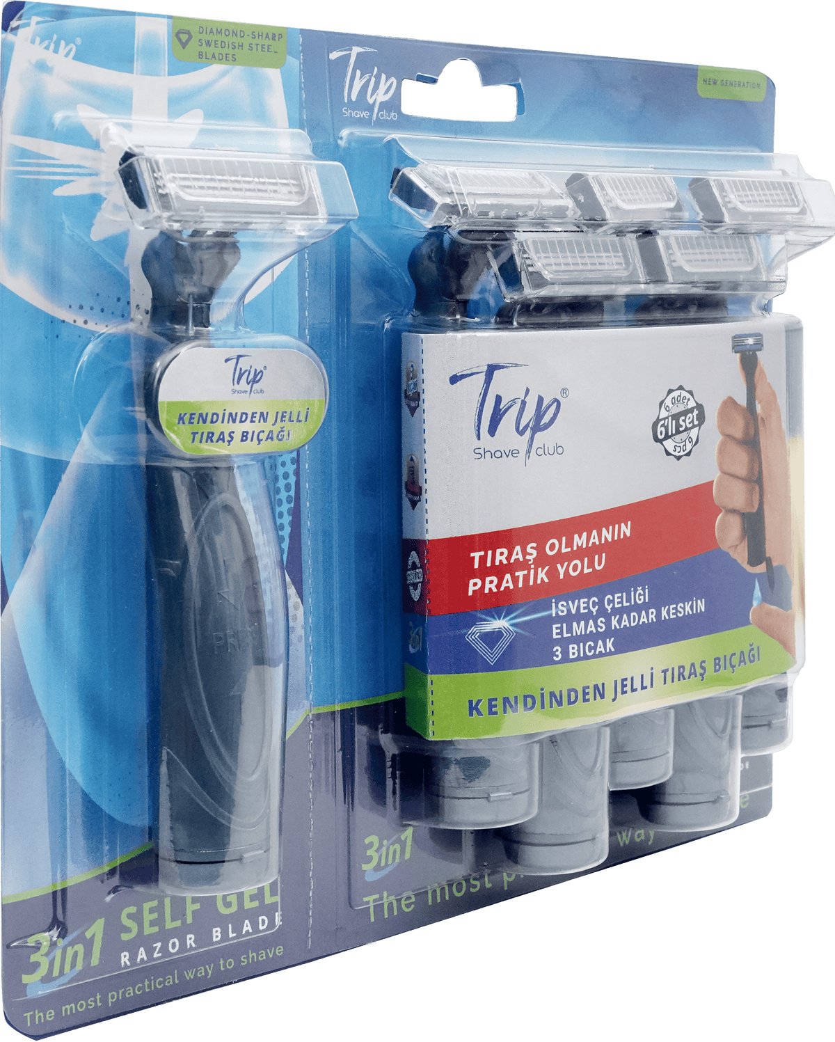 Trip Razor – Six-Pack (Ocean Essence)