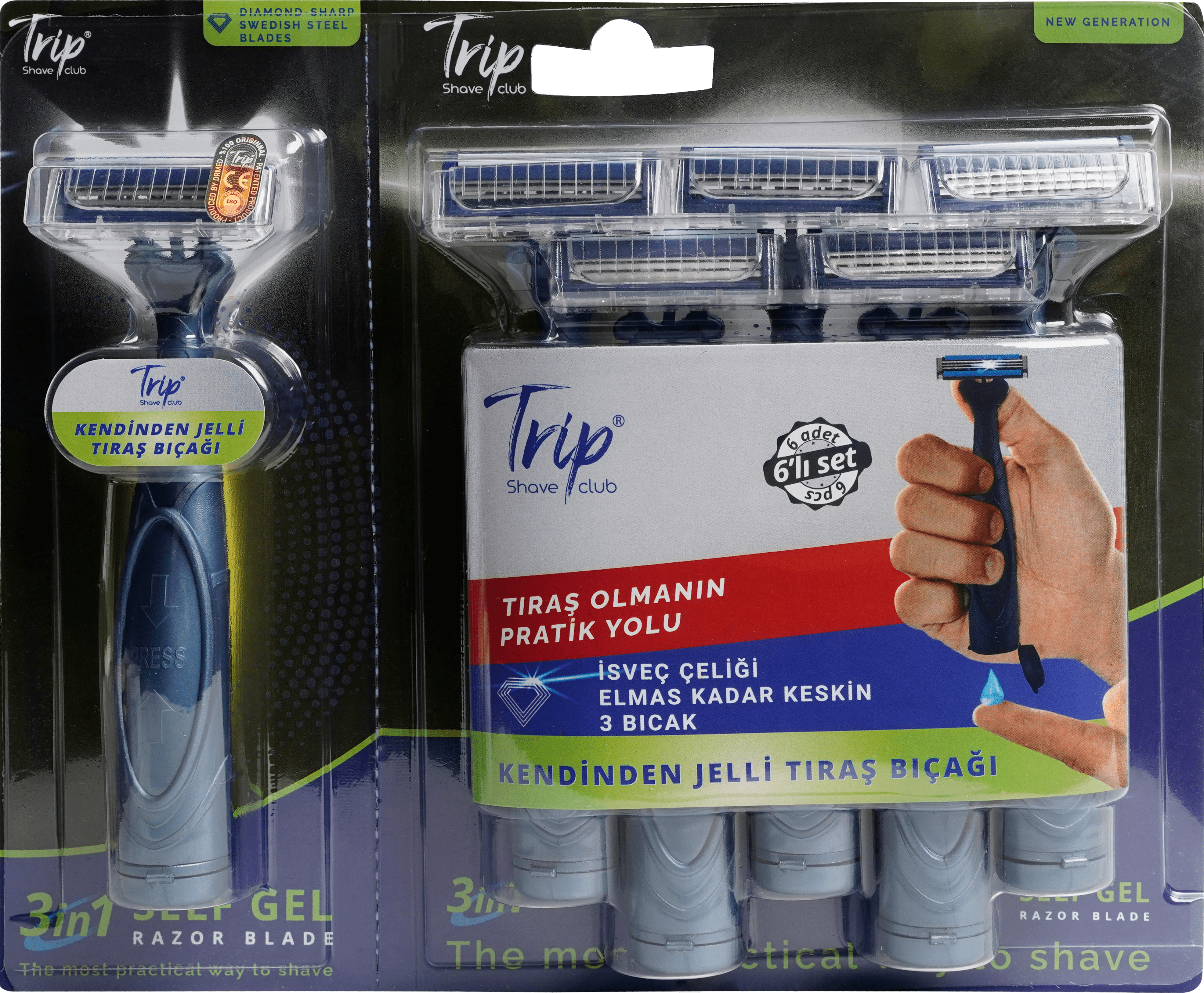 Trip Razor – Six-Pack (Ocean Essence)